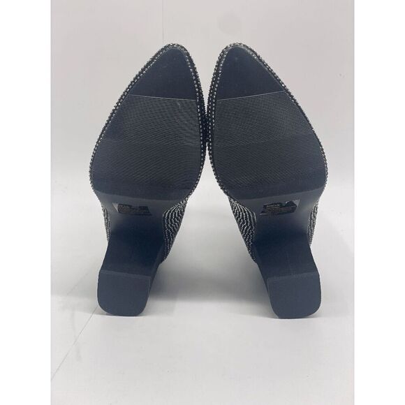 Wild Pair Women's Baybe Bling Sock Booties - Pewter Bling 8.5M - Picture 5 of 9